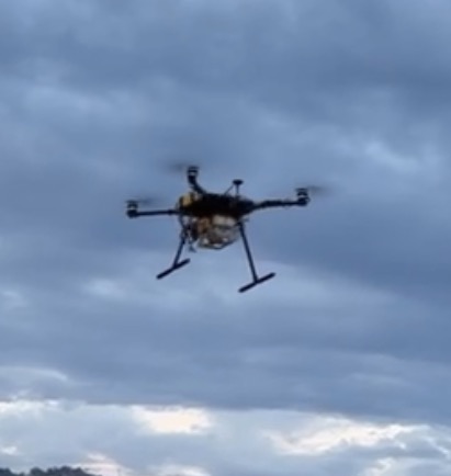drone flying
